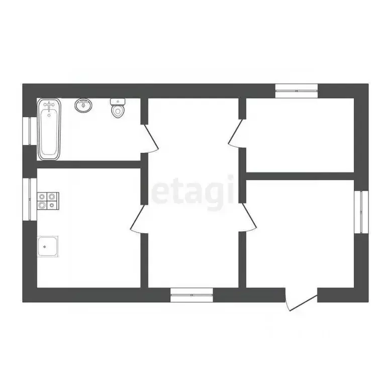 Дом в Тюменская область, Тюменский муниципальный округ, с. Кулаково ... - Фото 2