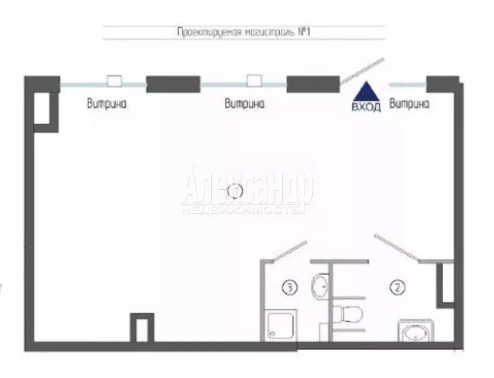 Торговая площадь в Санкт-Петербург пос. Шушары, ул. Чудовская, 14к1 ... - Фото 2