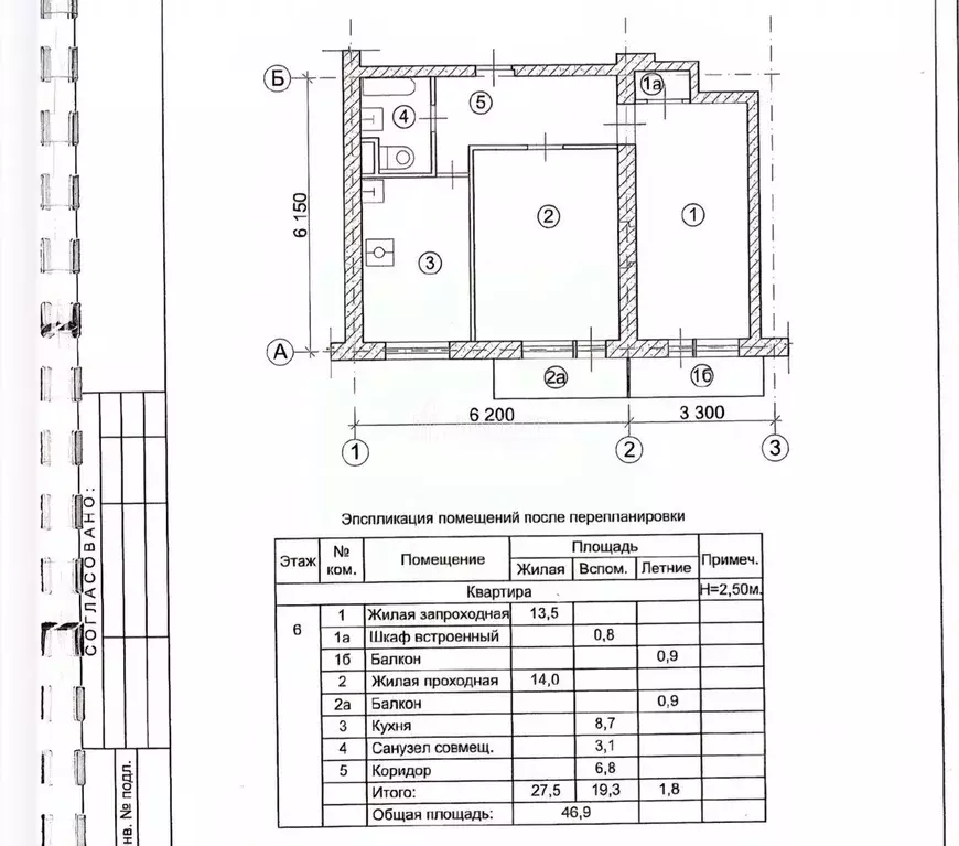 2-к кв. Москва Халтуринская ул., 9К3 (47.1 м) - Фото 2
