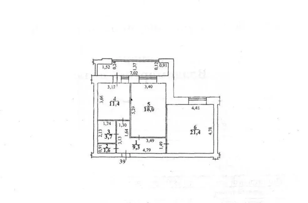2-к кв. Владимирская область, Александров ул. Гагарина, 23к1 (65.4 м) - Фото 1
