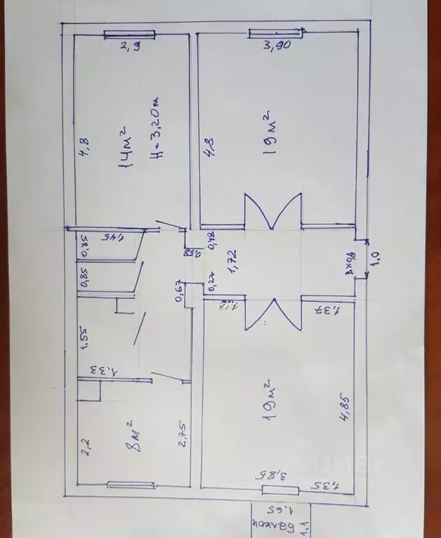 3-к кв. Московская область, Балашиха ул. Орджоникидзе, 8 (75.0 м) - Фото 0