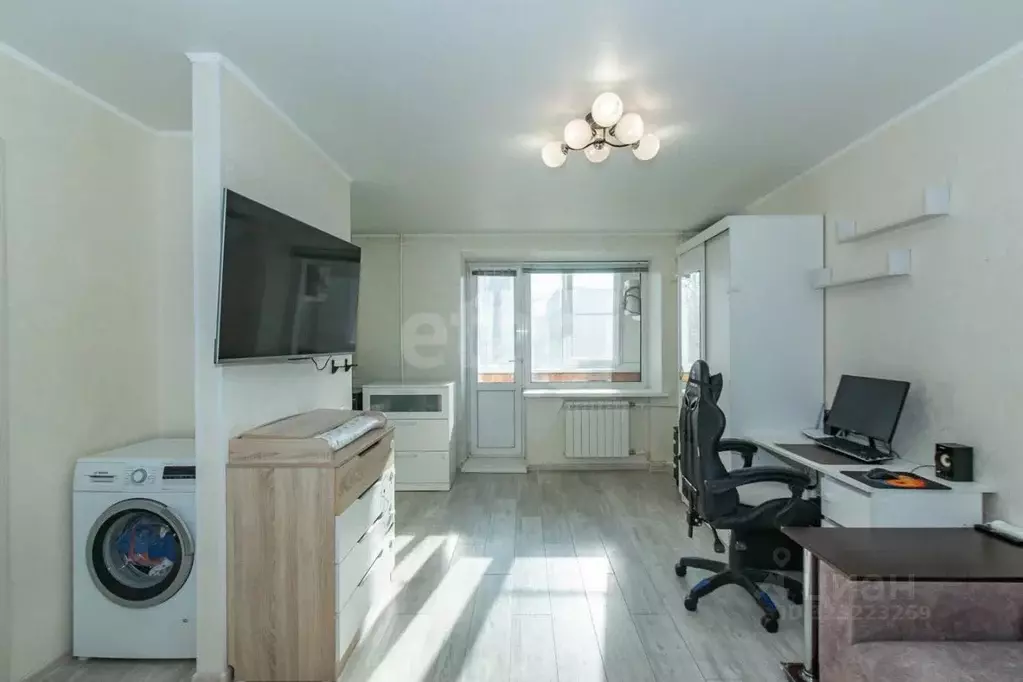 Студия Омская область, Омск Городок Нефтяников мкр, ул. 22 Апреля, 55 ... - Фото 1