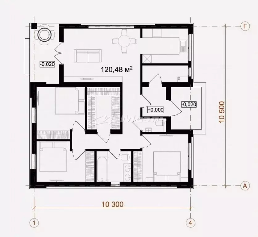 Дом в Крым, Симферопольский район, Добровское с/пос, с. Перевальное ... - Фото 2