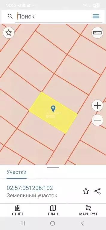 Участок в Башкортостан, Октябрьский Девонская ул., 54а (8.18 сот.) - Фото 1