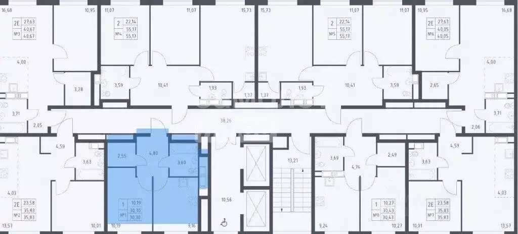 1-к кв. Москва ул. Адмирала Корнилова, 76к2 (30.3 м) - Фото 2