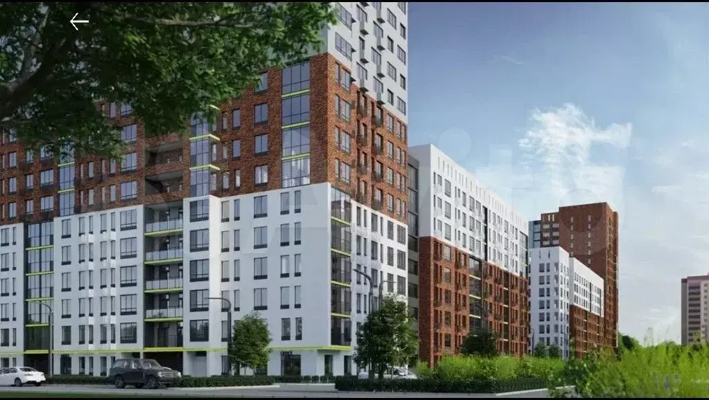 1-к. квартира, 43,7 м, 14/18 эт. - Фото 1