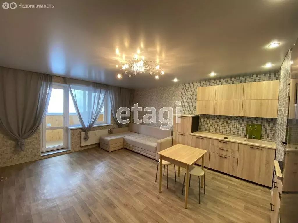 Квартира-студия: Тюмень, Интернациональная улица, 199к2 (36.1 м) - Фото 2