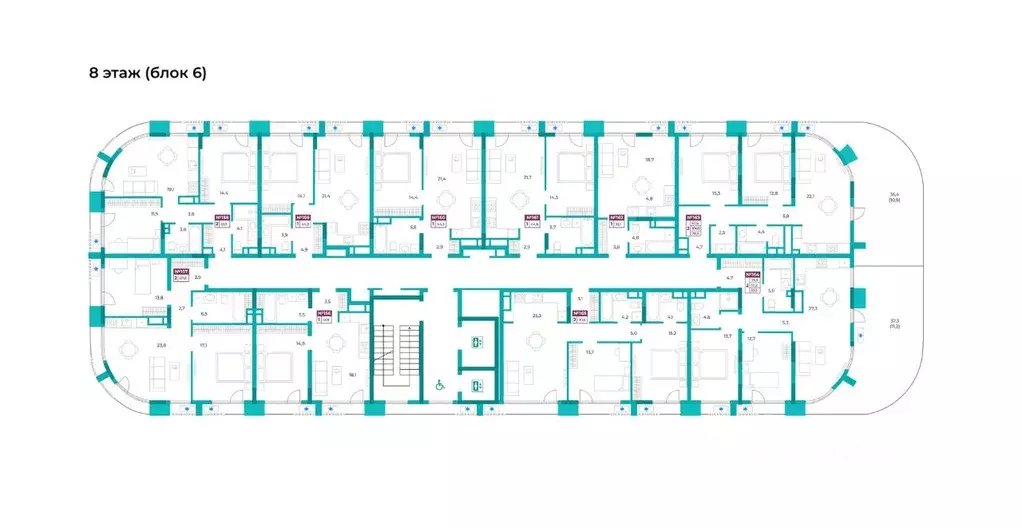 2-к кв. Крым, Симферополь ул. Воровского, 34 (67.8 м) - Фото 1