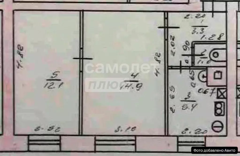 2-к кв. Нижегородская область, Нижний Новгород ул. Ванеева, 36А (36.7 ... - Фото 2