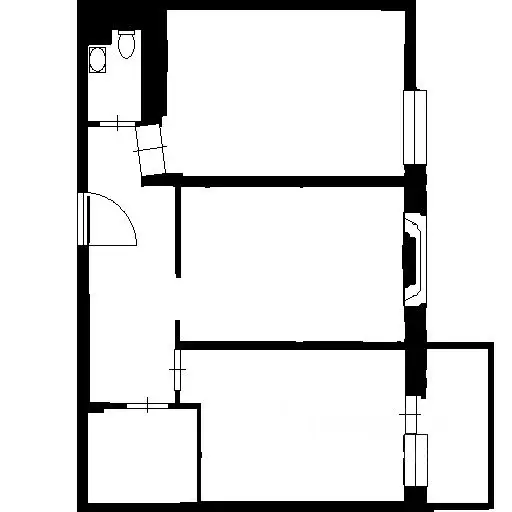 2-к кв. Санкт-Петербург ул. Среднерогатская, 16к2 (53.3 м) - Фото 1