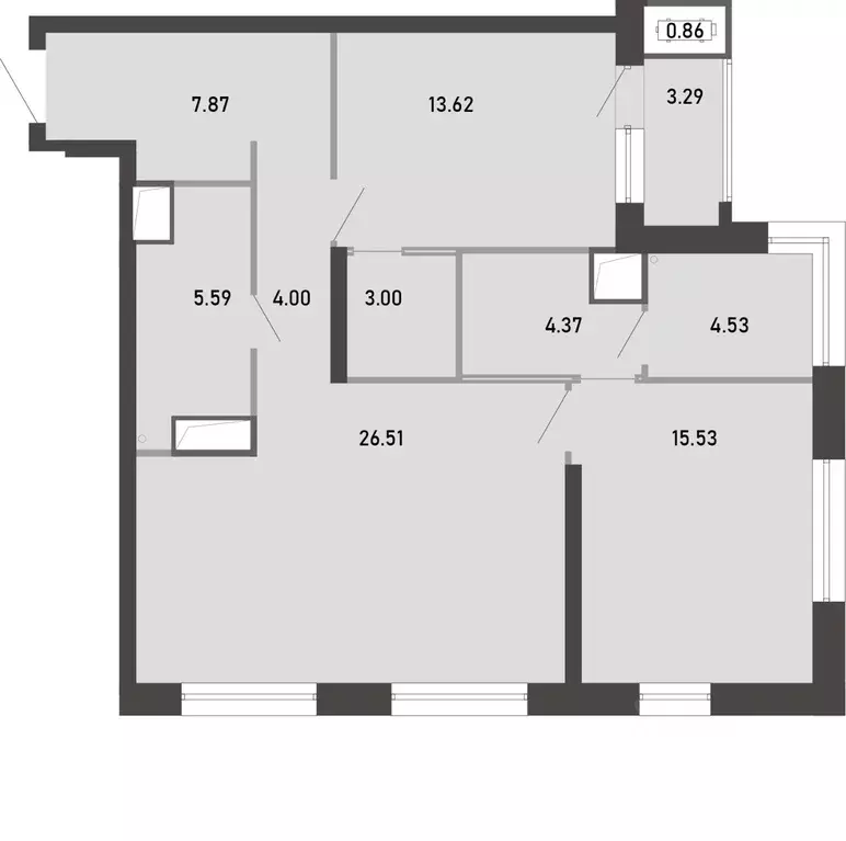 2-к кв. Тульская область, Тула ул. Фридриха Энгельса, 74 (89.17 м) - Фото 2