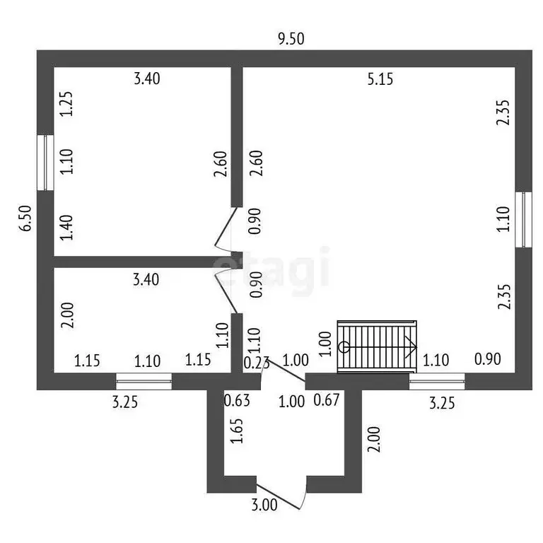 Дом в деревня Гостилицы, Молодёжная улица (120 м) - Фото 1