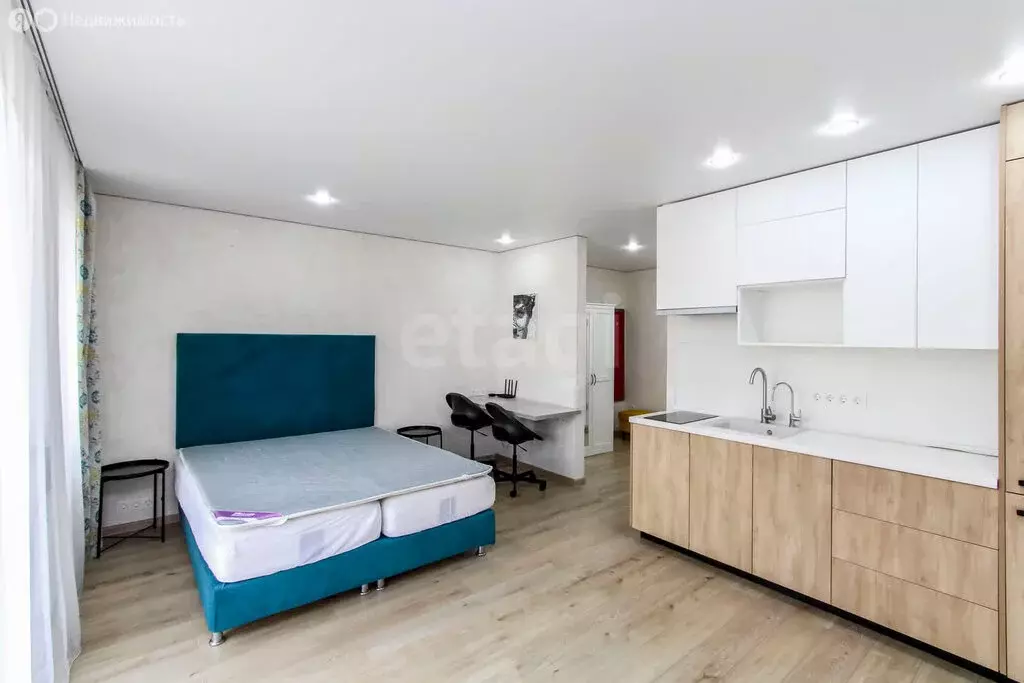 Квартира-студия: Тюмень, улица Газовиков, 36 (28.7 м) - Фото 1