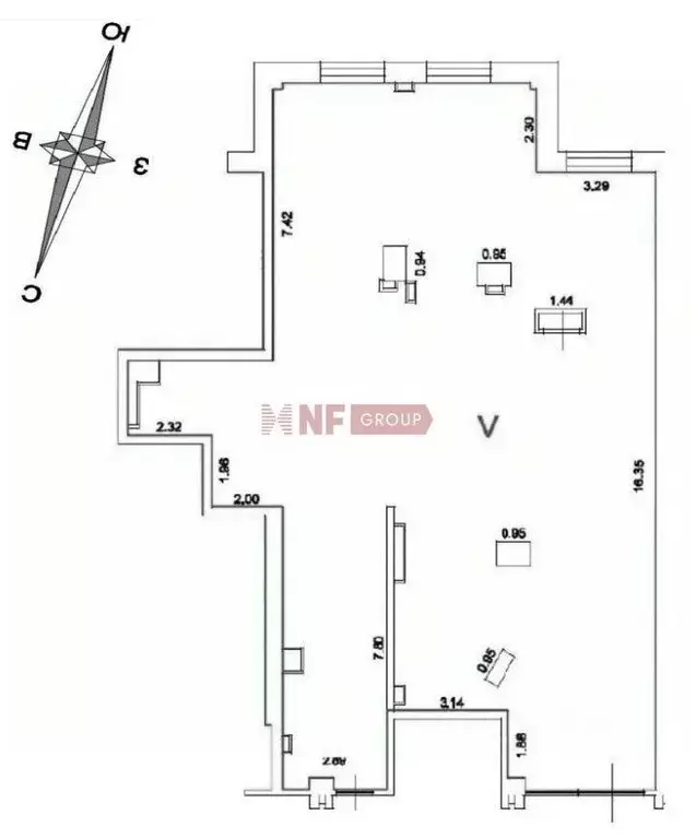 Торговая площадь в Московская область, Одинцово Можайское ш., 100А ... - Фото 2