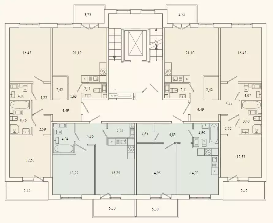 1-к кв. Ленинградская область, Гатчина ул. Чехова, 39 (41.6 м) - Фото 2