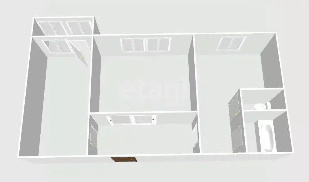 2-к кв. Сахалинская область, Южно-Сахалинск Ново-Александровск п/р, ... - Фото 2