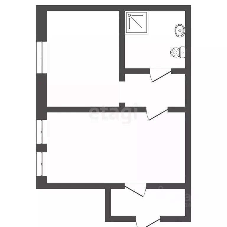 2-к кв. Оренбургская область, Оренбург ул. Яицкая, 19 (45.5 м) - Фото 2