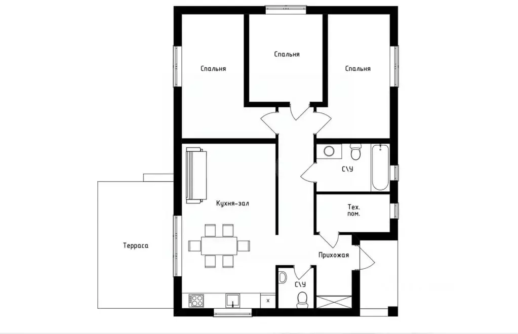 Дом в Калининградская область, Гурьевский муниципальный округ, пос. ... - Фото 2