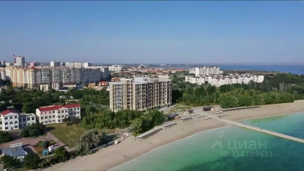 Студия Севастополь ул. Пляж Омега, 39с2 (56.0 м) - Фото 0