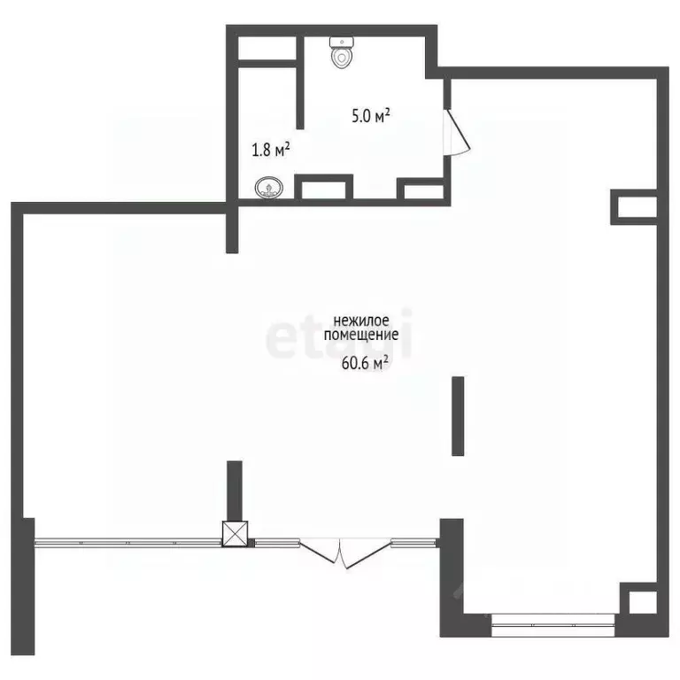 Помещение свободного назначения в Тюменская область, Тюмень ул. ... - Фото 1