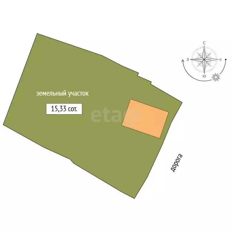 Дом в село Бобровка, Пионерская улица (60.4 м) - Фото 1