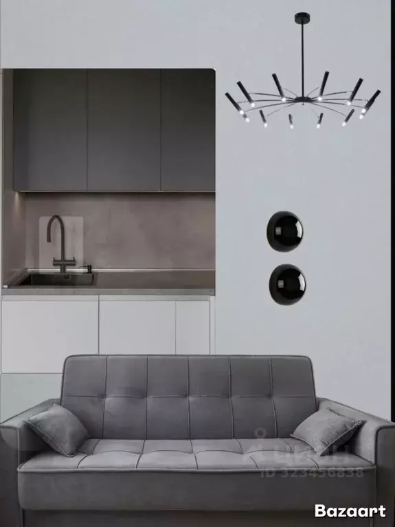 2-к кв. Новосибирская область, Новосибирск Закаменский мкр, 11 (55.0 ... - Фото 2