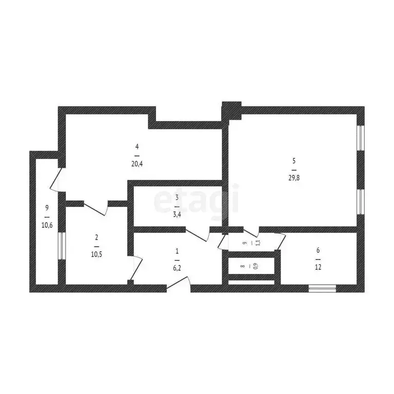 3-комнатная квартира: Севастополь, Большая Морская улица, 50 (105 м) - Фото 0