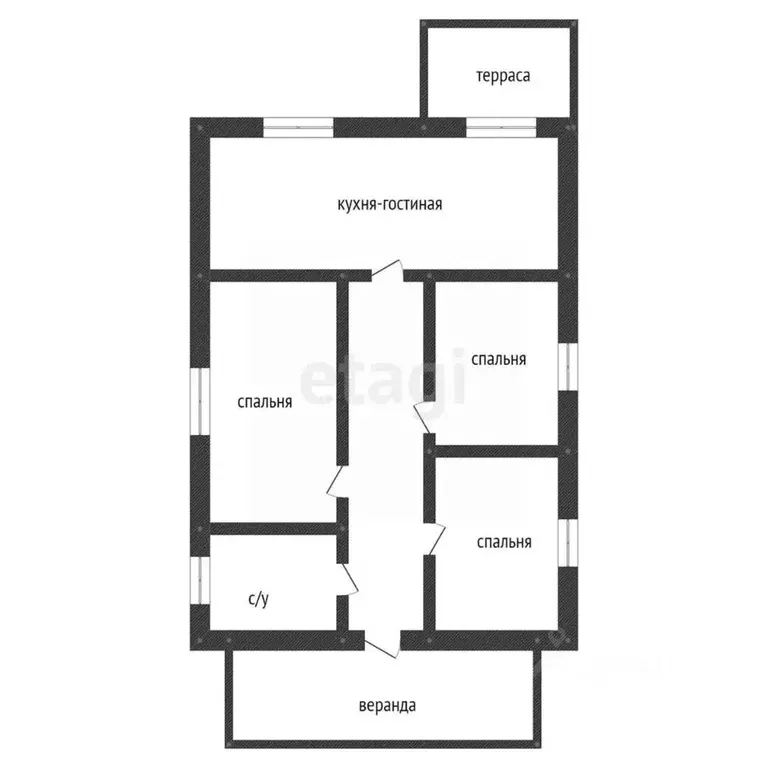 Дом в Башкортостан, Уфимский район, Кирилловский сельсовет, д. ... - Фото 2