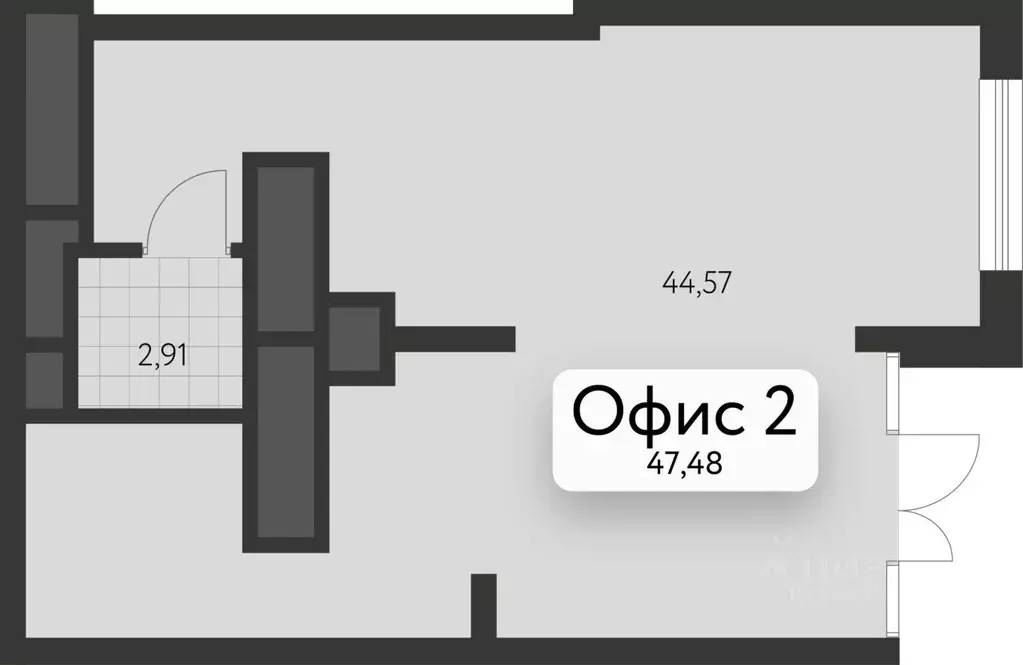 Офис в Свердловская область, Екатеринбург Академический мкр, Первый ... - Фото 1