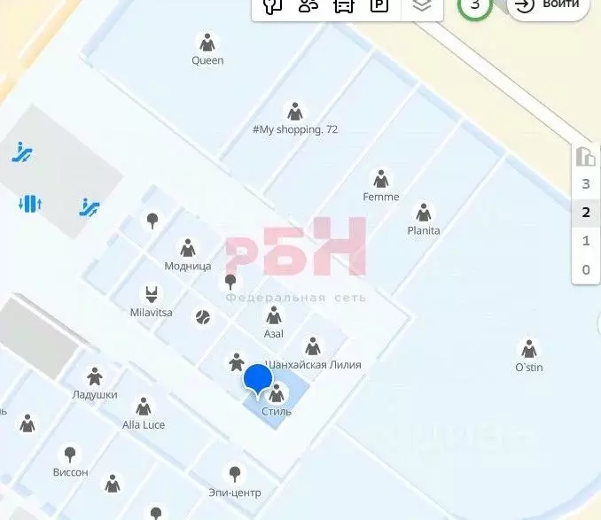 Торговая площадь в Тюменская область, Тюмень ул. 50 лет ВЛКСМ, 63 (40 ... - Фото 2