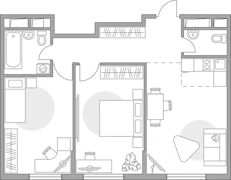 2-к кв. Московская область, Красногорск Опалиха мкр, Аникеевский жилой ... - Фото 0