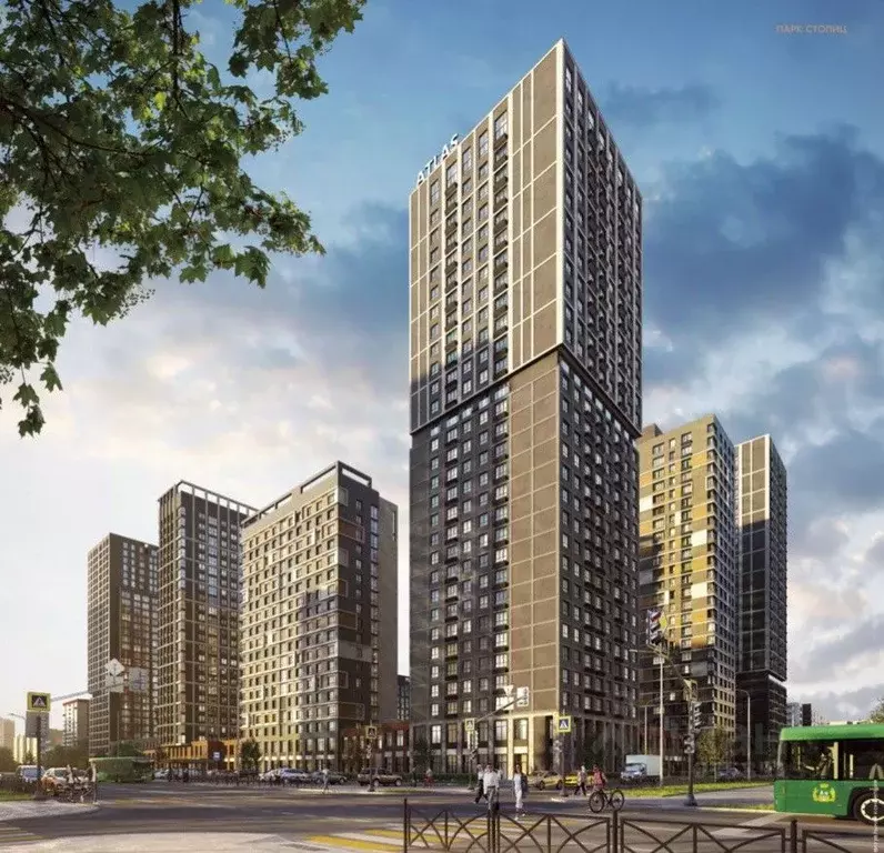 1-к кв. Свердловская область, Екатеринбург ул. Московская, 249/2 (36.9 ... - Фото 0