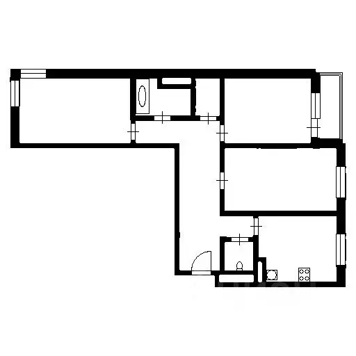 3-к кв. Москва Дмитровское ш., 107к3 (88.0 м) - Фото 1