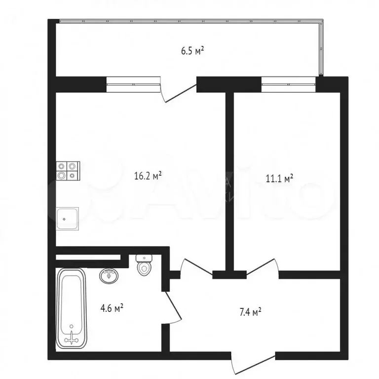 Квартира-студия, 20,3 м, 3/9 эт. - Фото 0