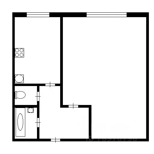 1-к кв. Московская область, Балашиха Салтыковка мкр, Комсомольская ... - Фото 2