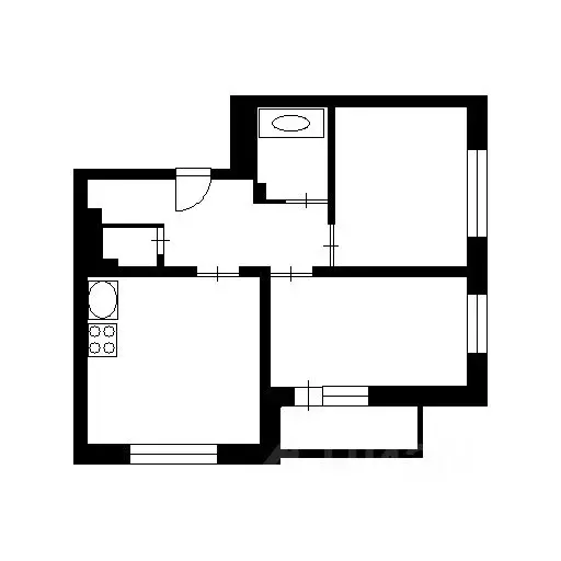 2-к кв. Новосибирская область, Новосибирск ул. Якушева, 33/1 (64.0 м) - Фото 1