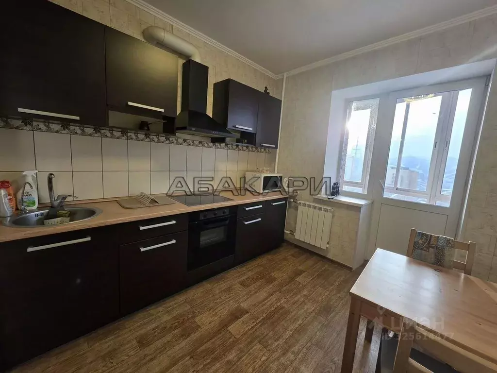 1-к кв. Красноярский край, Красноярск ул. Борисова, 1а (46.0 м) - Фото 1