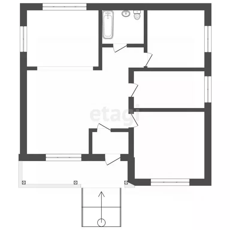 Дом в Московская область, Воскресенский район, Белоозерский пгт, ... - Фото 2