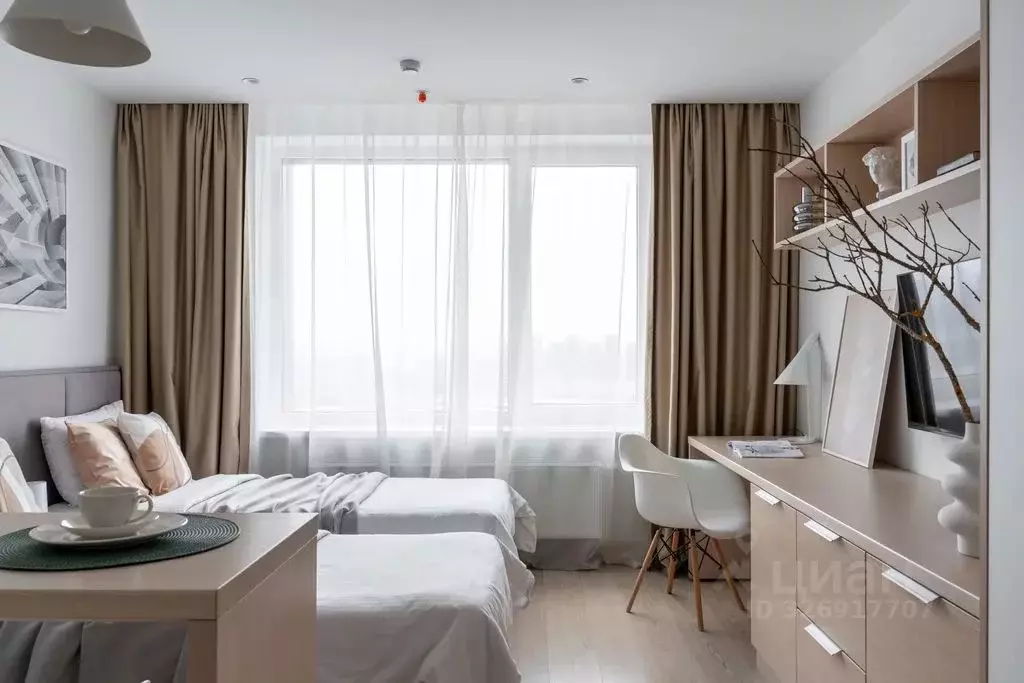 Студия Москва просп. Андропова, 10 (26.0 м) - Фото 1