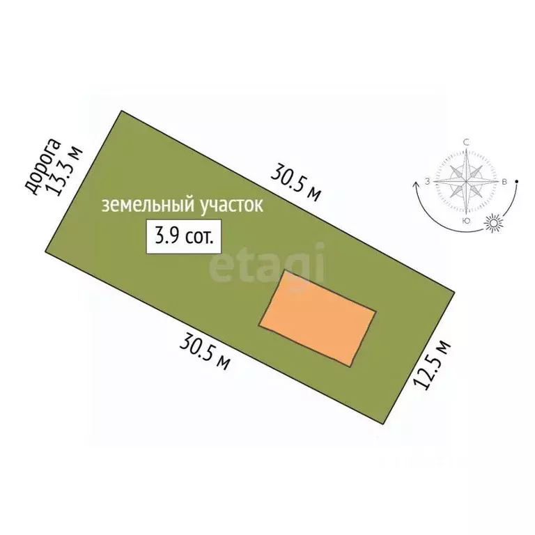 Дом в Алтайский край, Первомайский район, Домостроитель СНТ 14-я ... - Фото 2