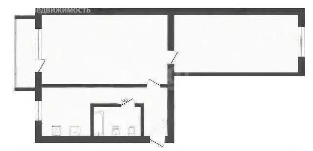2-комнатная квартира: Черногорск, улица Пушкина, 26 (47.8 м) - Фото 1