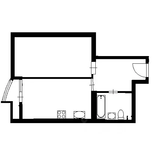 1-к кв. Крым, Алушта пер. Заводской, 8 (46.3 м) - Фото 2