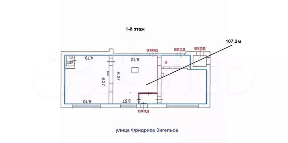 Аренда ПСН 107.2 м2 м. Бауманская в цао - Фото 0