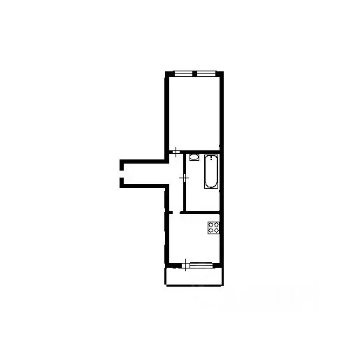 1-к кв. Новосибирская область, Новосибирск Горский мкр, 67 (42.0 м) - Фото 2