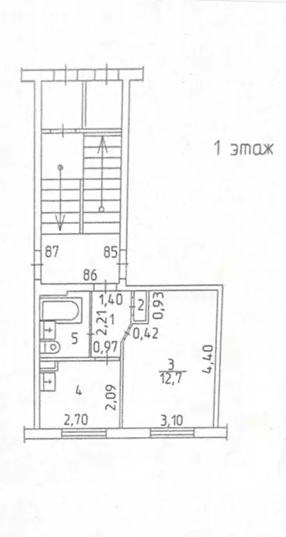 1-к кв. Пермский край, Березники ул. Свердлова, 55 (24.5 м) - Фото 1