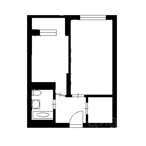 1-к кв. Башкортостан, Уфа Коммунистическая ул., 98/1 (40.4 м) - Фото 1