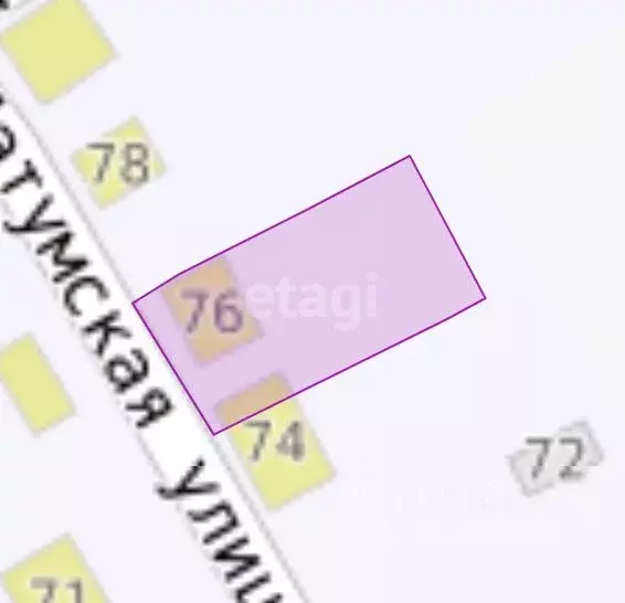 Участок в Хабаровский край, Хабаровск Батумская ул., 76 (10.0 сот.) - Фото 2