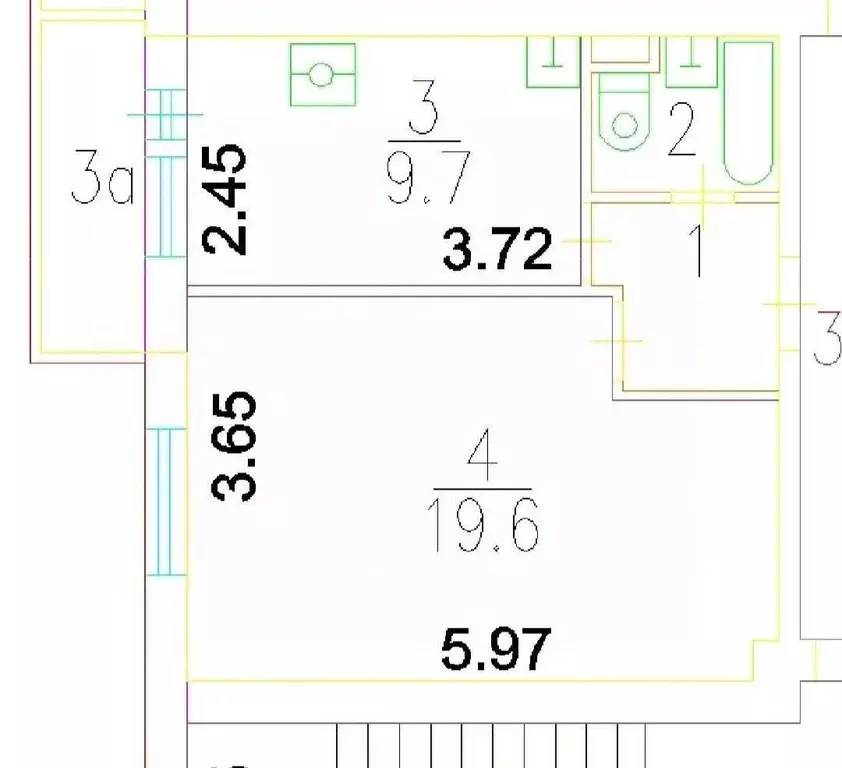 1-к кв. Москва Солнцевский просп., 26К1 (38.0 м) - Фото 2