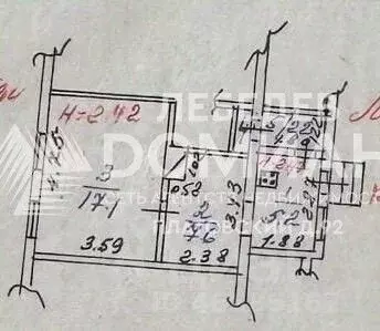2-к кв. Ростовская область, Новочеркасск ул. Фрунзе (33.1 м) - Фото 2