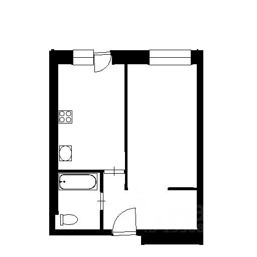 1-к кв. Новосибирская область, Новосибирск ул. Дуси Ковальчук, 238 ... - Фото 2